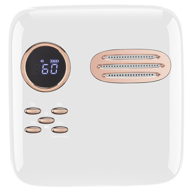 M&r 701Pro Cordless LED -nagellampa, trådlösnagelorkare, 72W laddningsbar LED -nageljus, bärbar gel UV LED -nagellampa med 4 timerinställningssensor och LCD -skärmgrön