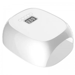 M&r 801Pro Cordless LED -nagellampa, trådlösnagelorkare, 72W laddningsbar LED -nageljus, bärbar gel UV LED -nagellampa med 4 timerinställningssensor och LCD -skärmgrön